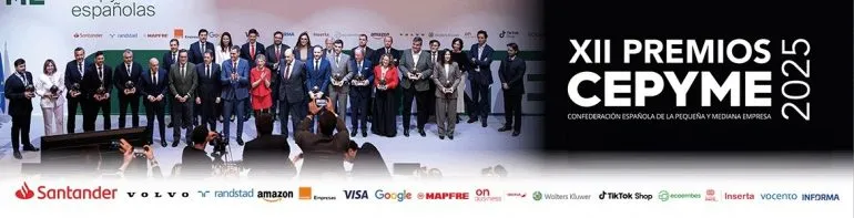 Foto del equipo de EQA Laboratorios en los Premios CEPYME